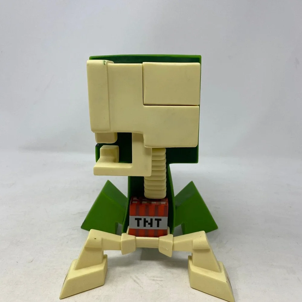 Minecraft Creeper Anatomy Action Figure Mattel Mojang‎ 2017 TNT Inside Green